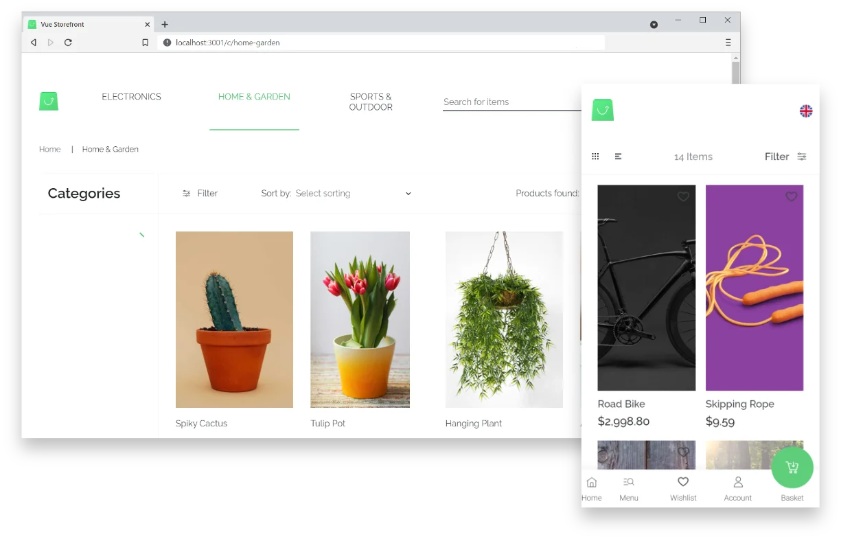 Vendure & Vue Storefront Integration v1.0 | Vendure